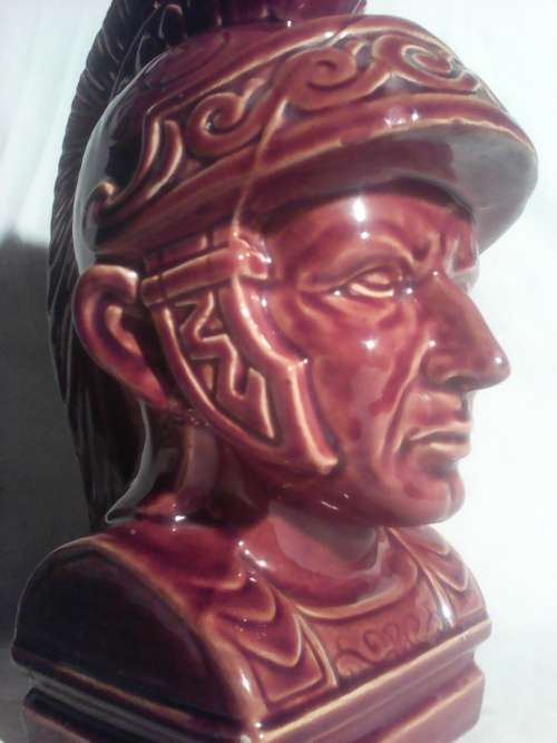 Man Cave special "The Centurion"Rare old Whiskey Bottle. It was really well made. Sold as used.