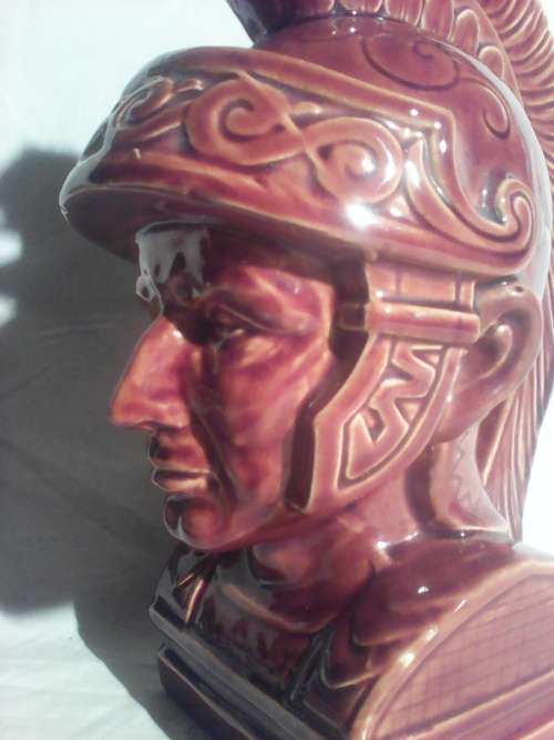 Man Cave special "The Centurion"Rare old Whiskey Bottle. It was really well made. Sold as used.