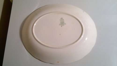 1936 to 1954 Grindley Oval Cream Petal in Janique pattern. In excellent no Cracks or Grazing marks.