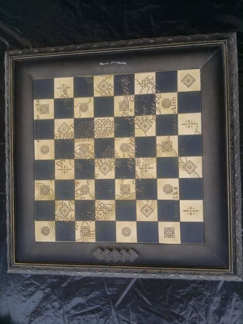 Lord of the Rings. Lord of the Rings. Chess Set complete with four extra Chess pieces. Sold as used.