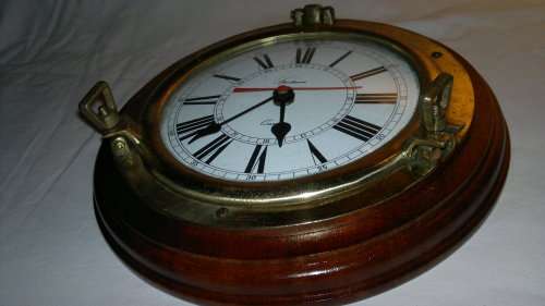 For the Man cave or collector. A Vintage Port Hole Spectrum Quartz ships wall clock.