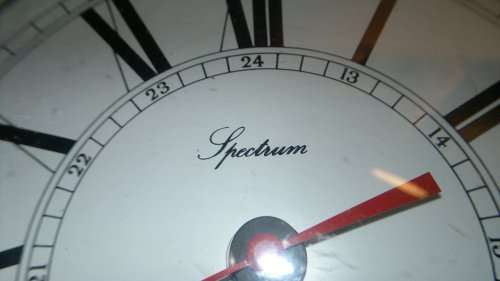 For the Man cave or collector. A Vintage Port Hole Spectrum Quartz ships wall clock.
