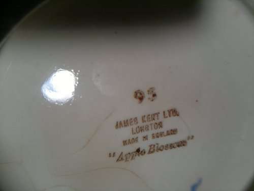A few Vintage Items. 4 x Porcelain and a EPNS holder. 2 x James Kent and 2 x Sandland Ware,Yoeman.