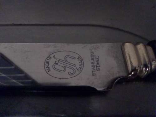 A Beautiful Set `Canada` Carving Set `Glo-Hill Cutlery Co Ltd` The Connoisseurs Choice. Wedding gift