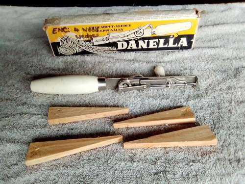 A 1950-60's vintage "Danella" New wool Carpets & Wall Hanging maker Kit. Complete with 2 Books.