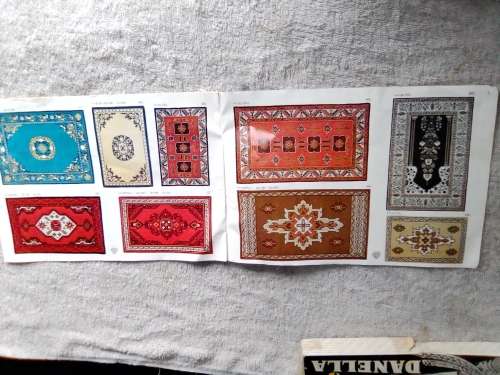 A 1950-60's vintage "Danella" New wool Carpets & Wall Hanging maker Kit. Complete with 2 Books.