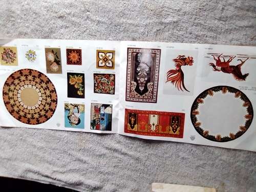 A 1950-60's vintage "Danella" New wool Carpets & Wall Hanging maker Kit. Complete with 2 Books.