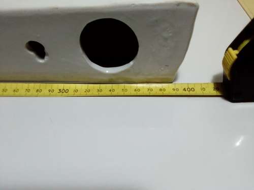Out of a 1900`s Victorian House in Durban North this awesome old porcelain wall shelf.