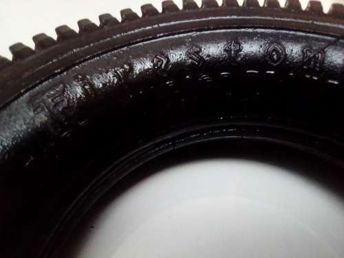 2 Tyre Ashtrays. A 1940`s Goodyear Aircraft Ashtray + a Rhodesia 1960`s Firestone Advanx ashtray.