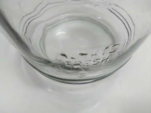 Large glass Cookies jar Clear Glass Jar Lock Lid Kitchen Storage for Candy Cookie Large.