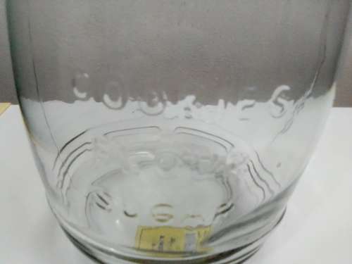 Large glass Cookies jar Clear Glass Jar Lock Lid Kitchen Storage for Candy Cookie Large.