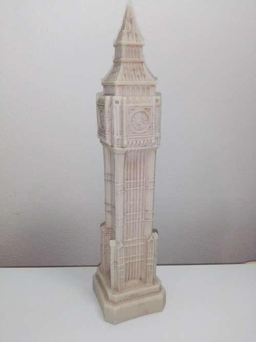A Vintage London a cast resin ` BIG BEN `TOWER ornament. Signed F.A.R.O.