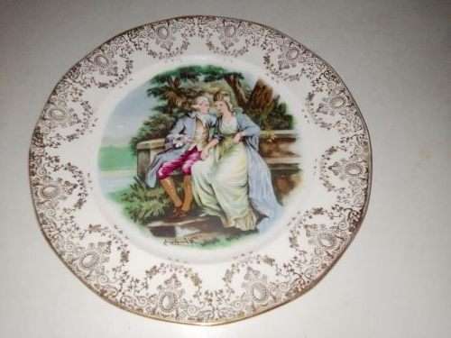 1930`s. A Lady with her Suitor. Royal Tudor Ware, Barker Bros Ltd. Stamped England Zimco.