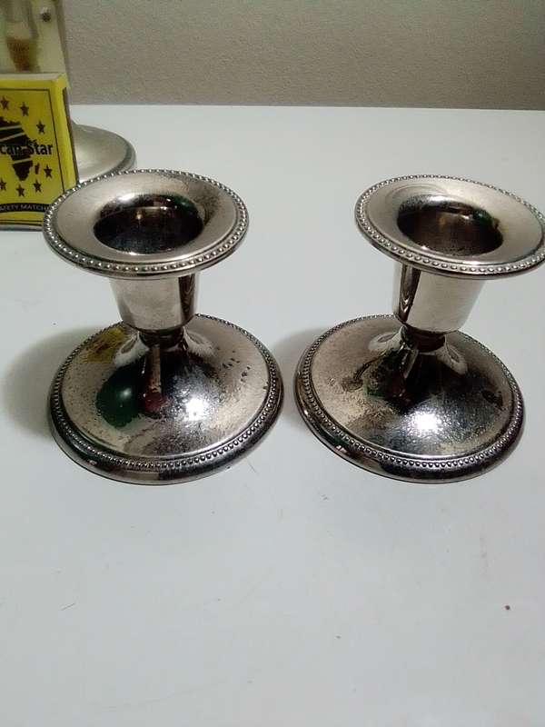 WoW "Sargeant`s Mess" Army Specimen Vase Jubilee Silver Plate E.P.N.S. A1. plus 2 Candle holder