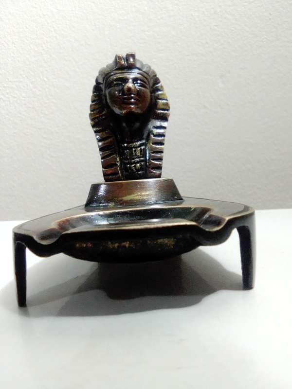Vintage Egyptian Sphinx Brass Ashtrays from Egypt
