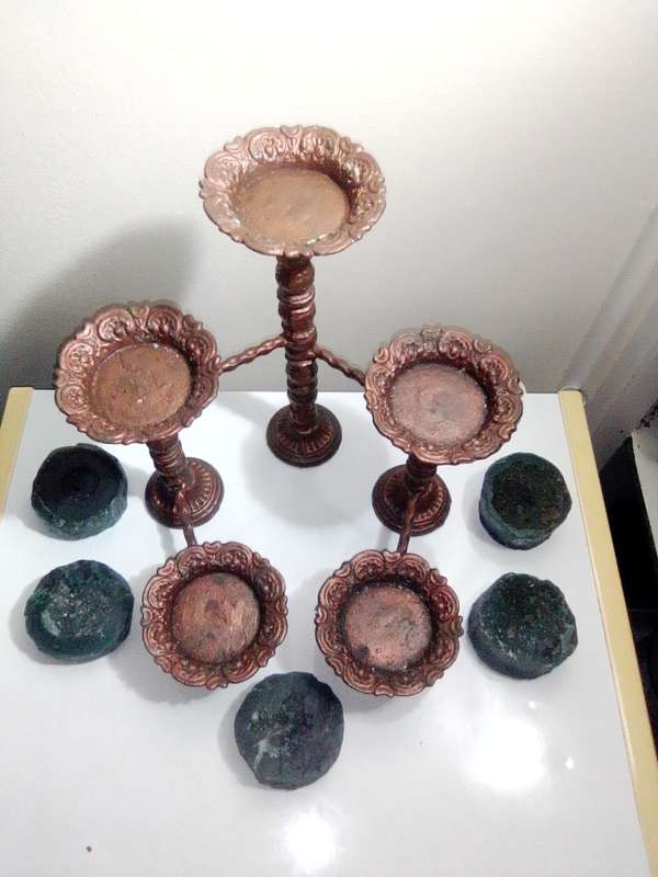 A unique Handmade 5 ARM articulating Candlestick to impress your Guests.