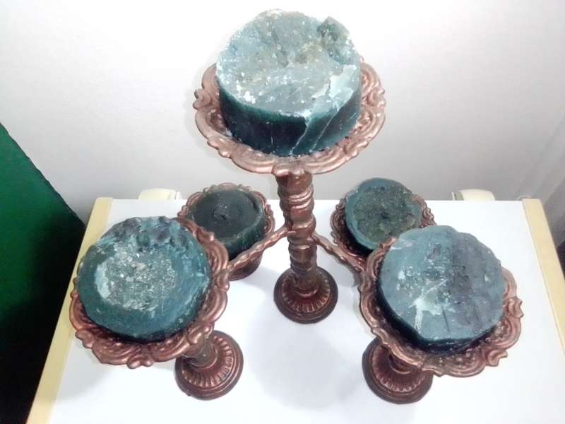 A unique Handmade 5 ARM articulating Candlestick to impress your Guests.