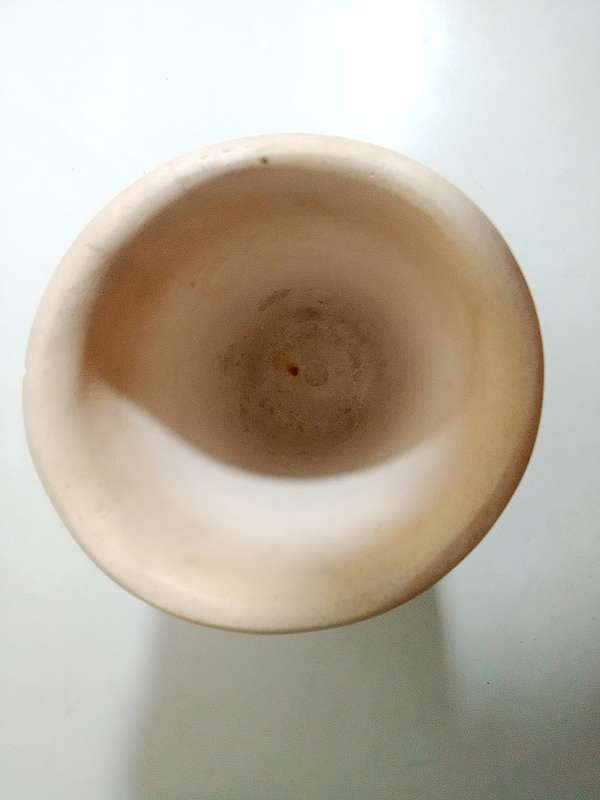 Vintage 1950`s `Le Ron` vintage heavy cinnabar dragon vase beautiful detail. This is an amazing vase