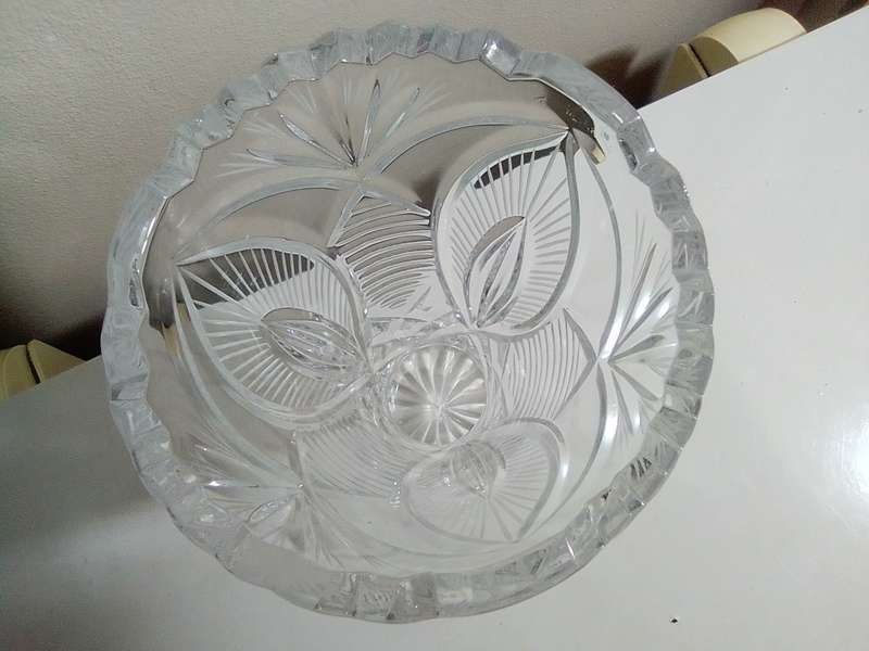 A Beautiful work of art. A Mid-Century Fleur de Lys Czech vase 20th century art.