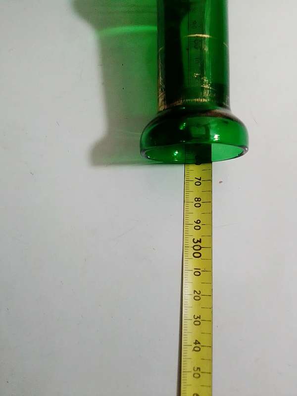 Wow Venetian made in Italy a green hand blowen Carafe's night stand bottles & matching glass.