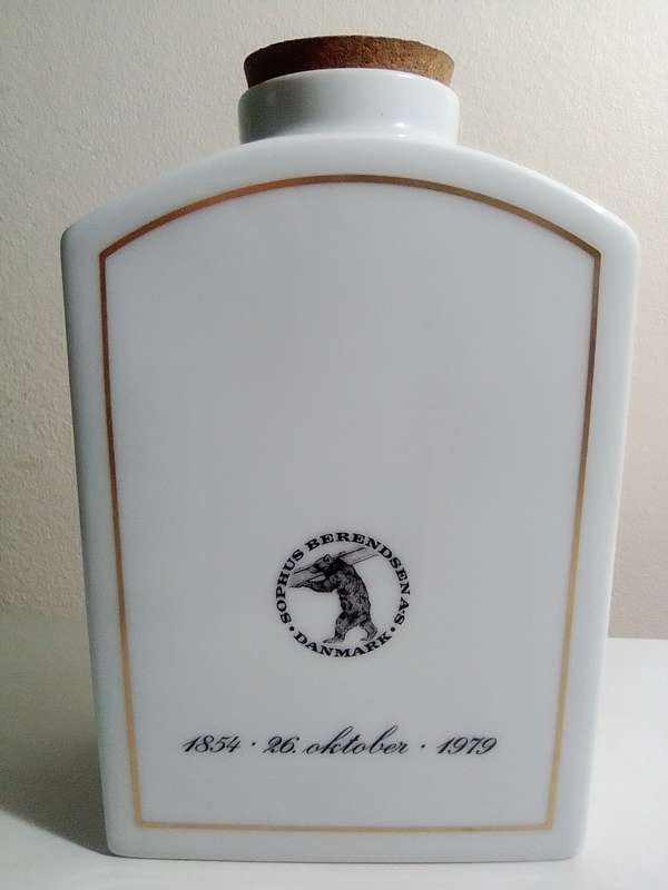 VINTAGE RETRO COPENHAGEN PORCELAIN BING & GRONDAHL SOPHUS BERENDSEN TEA CADDY