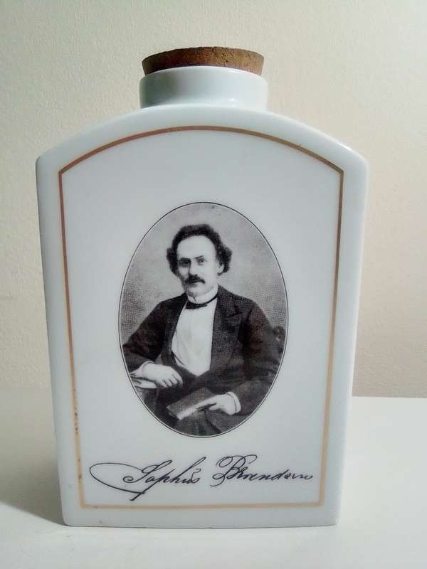 VINTAGE RETRO COPENHAGEN PORCELAIN BING & GRONDAHL SOPHUS BERENDSEN TEA CADDY