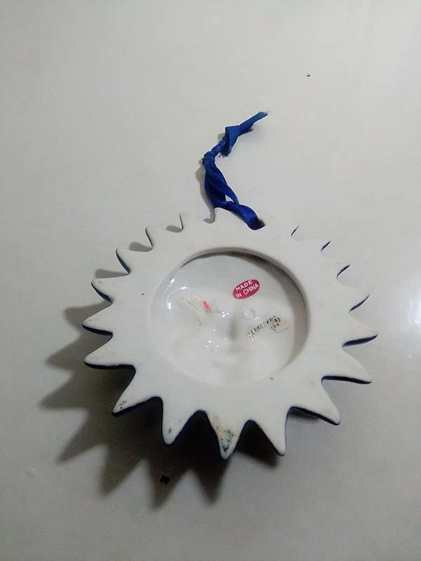 Ceramic collection. Elweco Delft ware Figurine, China Sun, Constantia plate, Cloggs 4 Sake` cups