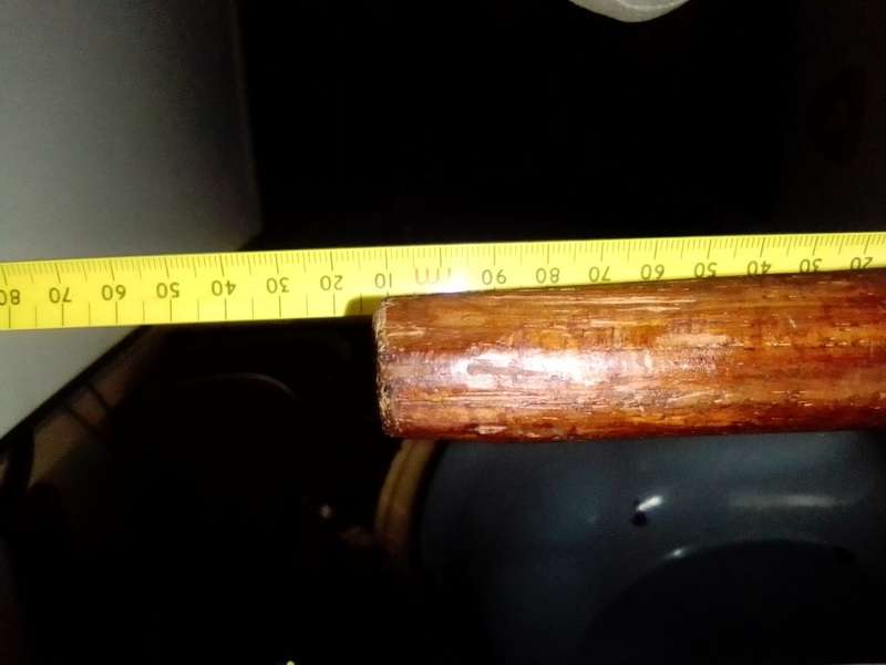 Vintage African Walking Stick Carved Ebony Wood GoGo Tribe Ebony Walking Stick.