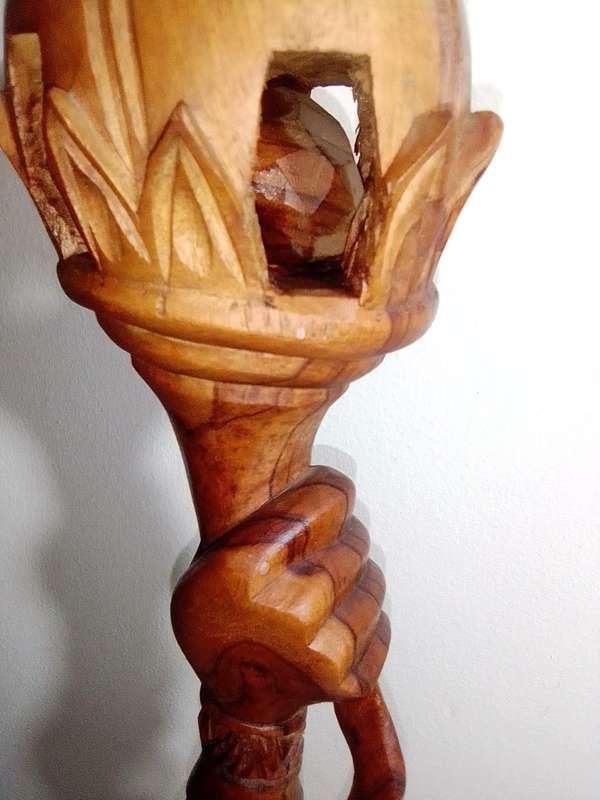 NYAMI WALKING STICK - African Walking Stick, Wooden Walking Stick, Nyami Stick For Walking, Rosewood