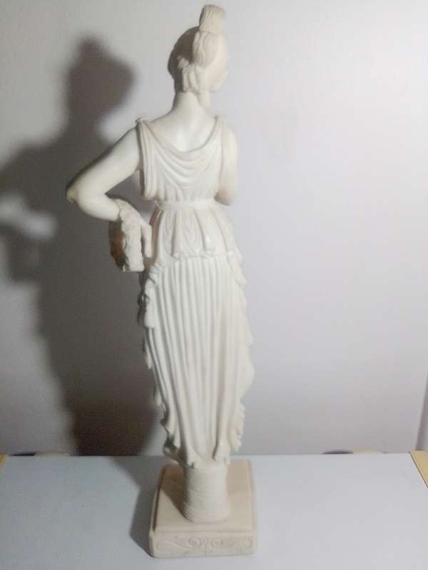 Gretchen lady figure manufactures stamp is on the rear of the plinth. Size: 485mm Tall