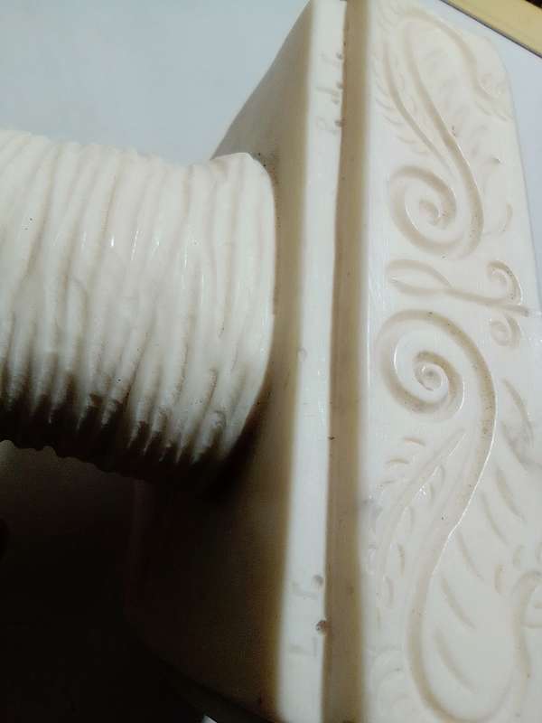 Gretchen lady figure manufactures stamp is on the rear of the plinth. Size: 485mm Tall