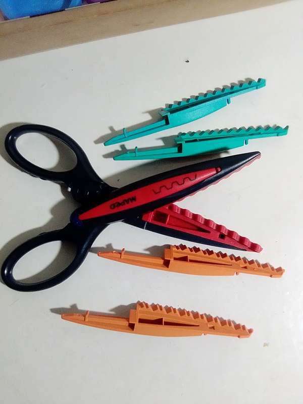 A Sort after Lot of Rubber Stamps in a Tackel box. Many different sets in lot plus shaping Scissors.