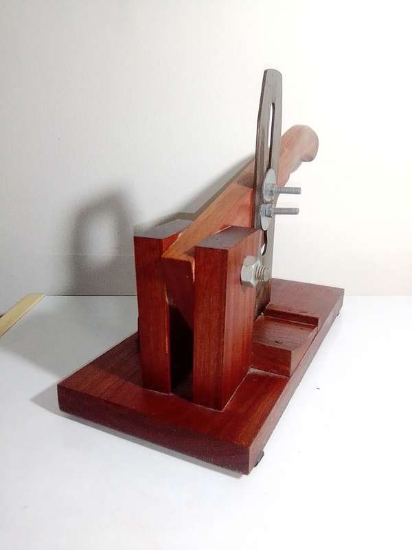This is a typical South African biltong maker suitable for home use. The wood is Kiaat