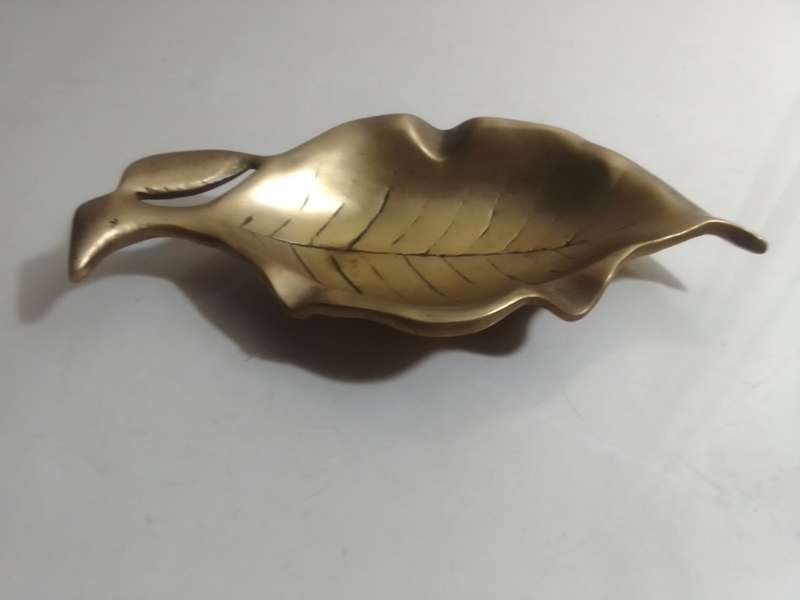 1940's Vintage heavy solid Brass Soap Dish, Pin tray, Handmade, Office Decor or Home.