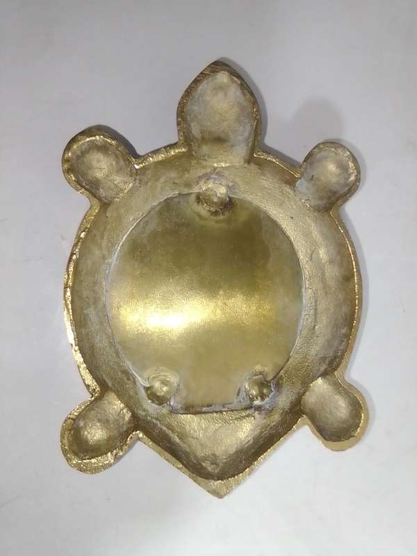 Vintage solid Brass Turtle Tray | Brass Turtle Pintray/Soap Dish in great condition. Diamond Paton.