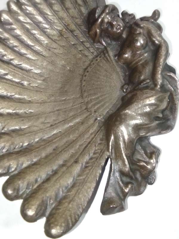 C. Late 19th Or Early 20th Century Original Antique American Anglo-Japanese Style Cast solid Bronze.