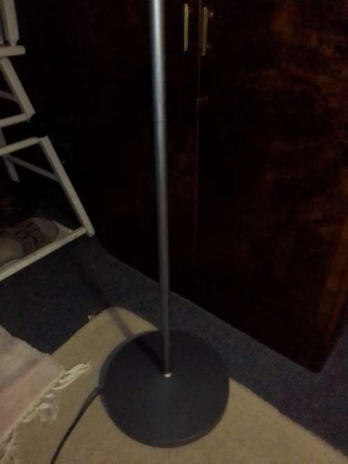Vintage working German Mft  Art Deco style 1790mm tall Standard Lamp with foot control switch.