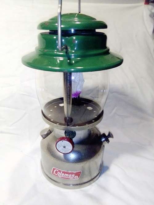 A Ex SAP Canadian `Colman` lamp Mft 1973 and a 4 slice Toaster. In good condition for its age.