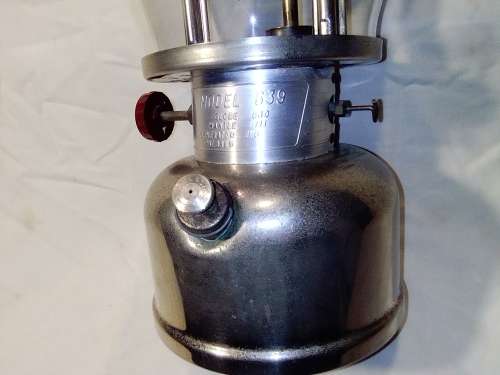 A Ex SAP Canadian `Colman` lamp Mft 1973 and a 4 slice Toaster. In good condition for its age.