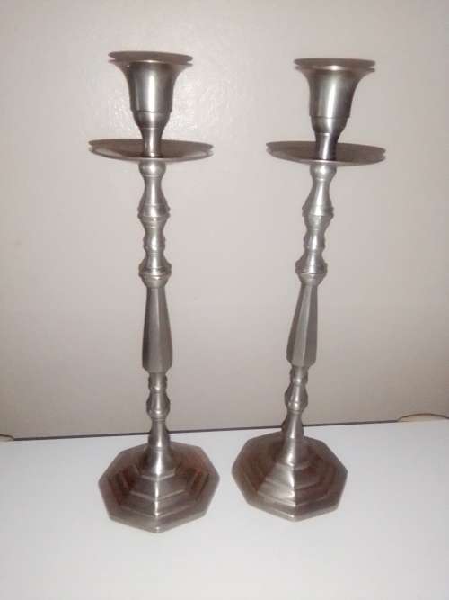 A Vintage EPNS Victorian candelabra set in good condition for their age.