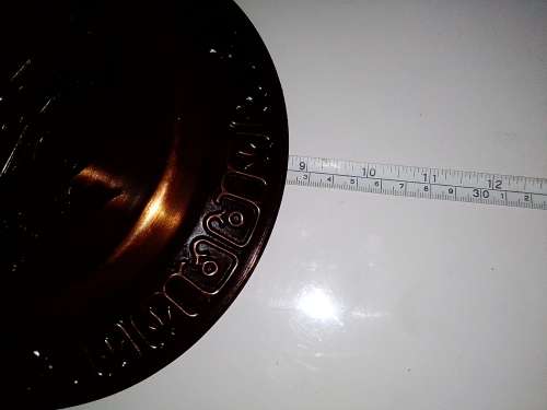 Bronze Wall plate with Roman motif. Ideal display item.