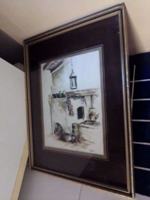 3 x prints of Kitchen motifs. Two Signed " Hoefsloot " Ideal to decorate that special Kitchen.