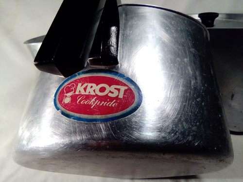 Found on a Farm Rare Set of Vintage Krost Cookpride Three quarter lidded pots in very good condition