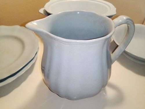 11 pc`s Antique J and G Meakin Glamour Celeste England, crockery items including Jug.