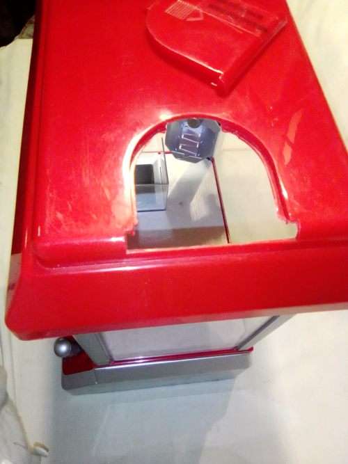 A `Toy Grab Machine` been in storage a long time bu still in good condition for age.