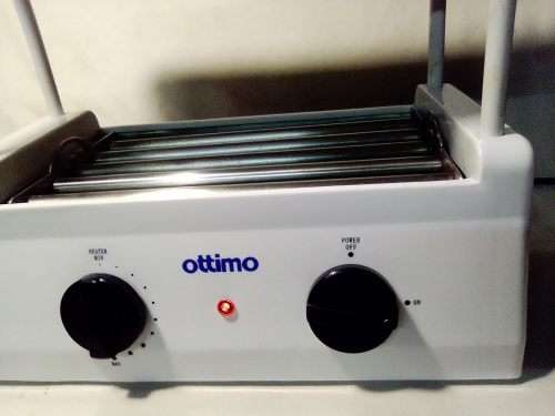 Nostalgia `Ottimo` hot dog roller griller for the `Man Cave` as a real conservational piece.