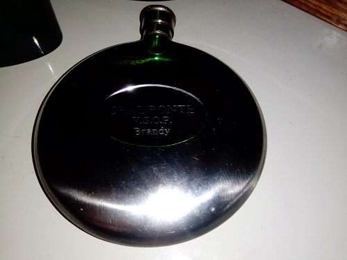 Collectible Mainstay pure cane spirit bottle + Hip Flask`s. (VSOP,Jameson)