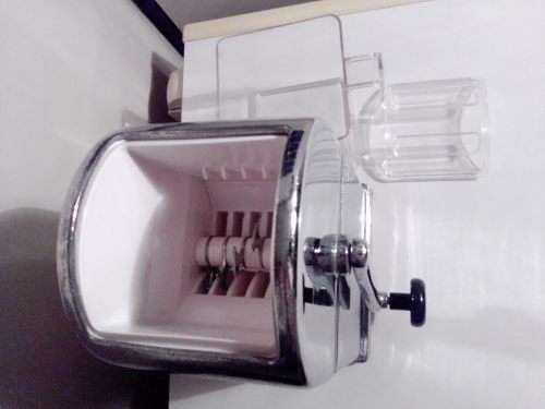 Man Cave must. Vintage manual opperated Ice crusher  complete with slinger and bin`s.