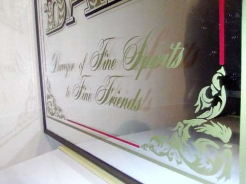 A  Man Cave item. `RAUL`S` Private Bar Mirror. Purveyor of Fine Spirits to Fine Friends.