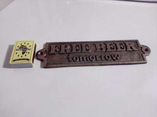 WoW Bar collectibles.Unusual Bottel opener wall mount `Windhoek` Draught Plus `Free Beer Tomorrow`